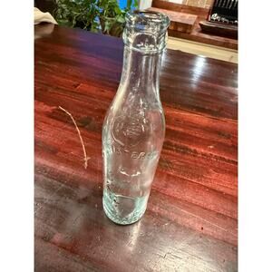 Vint Old Kirby Beverages Glass Soda Bottle Stoneham MA Native American